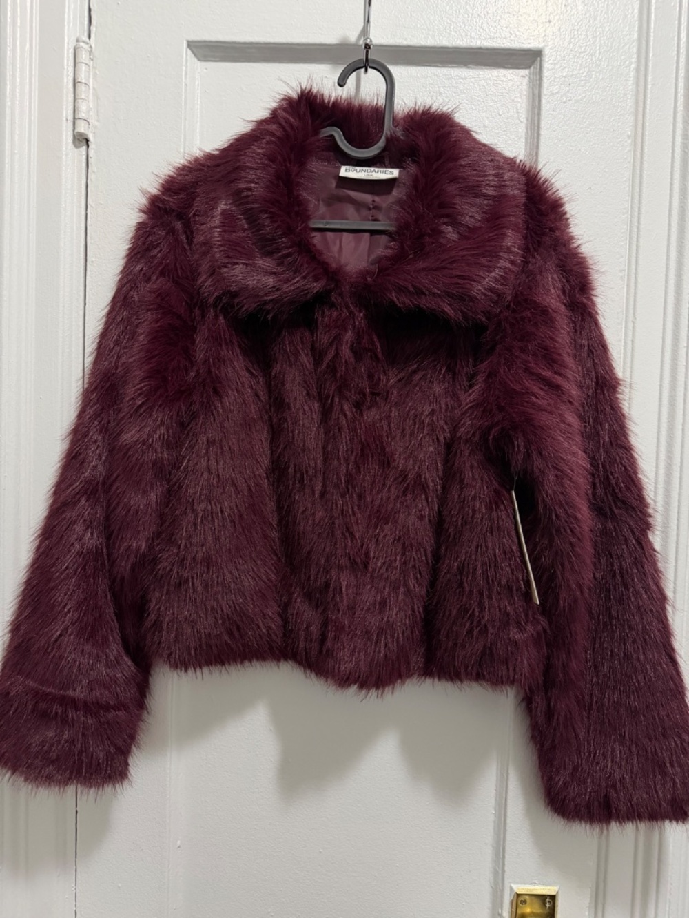 No Boundaries Faux Fur Coat / Jacket.